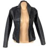KOŽENÉ dámské černé sako GINA XS
