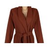 Dámský skořicový kabátek na zavazování F&F XL