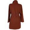 Dámský skořicový kabátek na zavazování F&F XL
