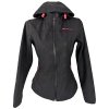 Dámská černá softshellová bunda s kapucí Alpine Pro M