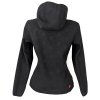 Dámská černá softshellová bunda s kapucí Alpine Pro M