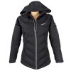 Dámská černá prošívaná zimní bunda s kapucí HUSKY S