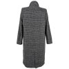 Dámský šedočerný kabát Camaieu 12/40
