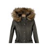 Dámská khaki zelená parka s kapucí Reserved S