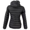Dámská černá prošívaná bunda s kapucí Alpine Pro XS