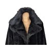Dámský černý plyšový kožíšek HEINE 16/42
