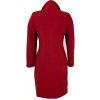 Vlněný (50%) dámský zimní červený kabát Adrianno Damianii 10/38