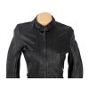 KOŽENÁ dámská černá bunda na zip GIPSY XS/S