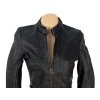 KOŽENÁ dámská černá bunda na zip GIPSY XS/S