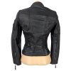 KOŽENÁ dámská černá bunda na zip GIPSY XS/S