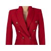 Dámské červené dvouřadé sako ZARA S