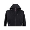 Dámská černá zateplená softshellová bunda s kapucí Hannah 42