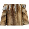 Pravý dámský hnědý kožich XL
