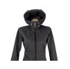 Dámský šedý softshellový kabát s kapucí Alpine Pro M