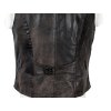 KOŽENÁ pánská hnědá vesta Sauria 50