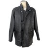KOŽENÁ pánská černá zateplená bunda na zip Leder Classic Jackets L/XL