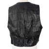 KOŽENÁ pánská černá vesta XL
