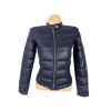 Dámská modrá prošívaná bunda na zip CROPP XS