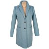 Vlněný dámský tyrkysový kabát ONLY M