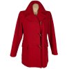 Vlněný (80%) dámský červený kabát United Colours of Benetton L