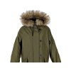 Dámská khaki zelená zimní parka s kapucí H&M XS