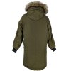 Dámská khaki zelená zimní parka s kapucí H&M XS