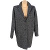 Dámský černobílý přechodný kabát LINDEX S