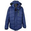 Pánská modrá prošívaná bunda s kapucí HEAD L