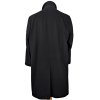 Kašmírový (100%) pánský černý dlouhý kabát BUGATTI XL