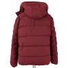 Pánská vínová prošívaná bunda s kapucí TIMEOUT XXL