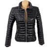 Dámská černá prošívaná bunda na zip AMISU 38
