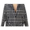 Vlněný (59%) dámský černobílý oversize kabát Esprit 14/40