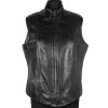 KOŽENÁ dámská černá vesta na zip NEXT 16/44