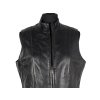KOŽENÁ dámská černá vesta na zip NEXT 16/44