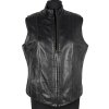 KOŽENÁ dámská černá vesta na zip NEXT 16/44