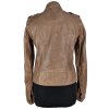 KOŽENÁ dámská hnědá bunda CAMAIEU M