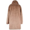 Dámský pudrový kožíškový kabát F&F 20/48