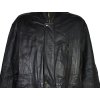 KOŽENÁ pánská černá měkká bunda na zip CERO 60