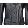 KOŽENÉ dámské měkké černé sako Fashion Concept S, M, L