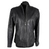 KOŽENÁ dámská černá bunda na zip Concerto L