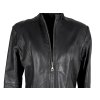 KOŽENÁ dámská černá bunda na zip Concerto L