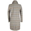Dámský hnědý kostkovaný kabát Reserved 8/36