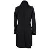 Vlněný (60%) dámský černý kabát H&M M