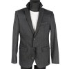 Vlněné pánské šedé sako Carlo Cecci M