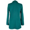 Bavlněné dámské smaragdové sako S