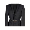 Pánské sako pro ženy - vlněné (88%) černé Matteo Bernetti M