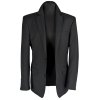 Pánské sako pro ženy - vlněné (55%) černé S