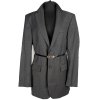 Pánské sako pro ženy - vlněné (100%) šedé Bäumler L/XL