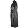 KOŽENÉ dámské černé šaty Orsay 40