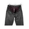 KOŽENÉ dámské černé kalhoty M